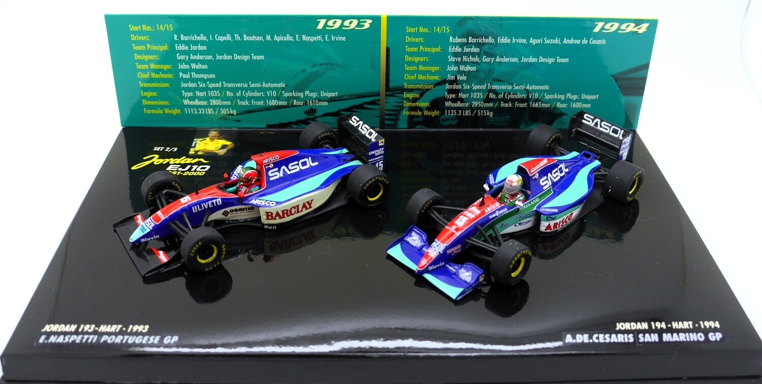 ☆ 【レーシングオン特注】 スパーク 1/43 ジョーダン 194 ハート 1994