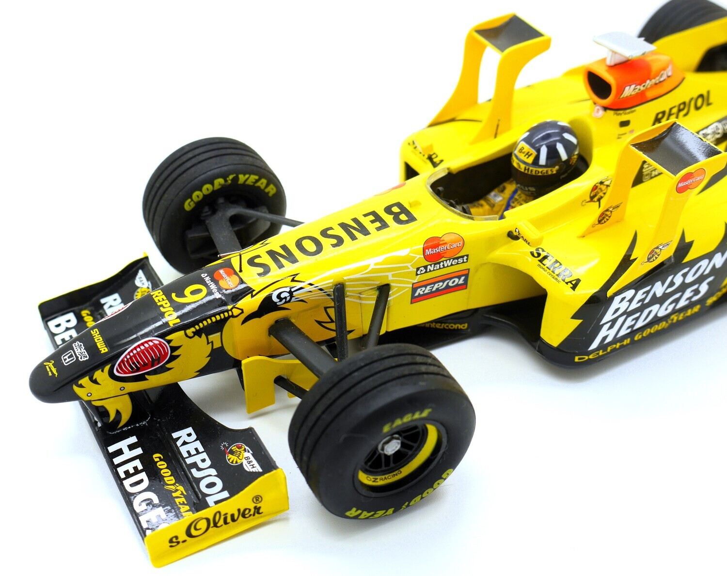 1/43 Minichamps Benson Hedges Jordan Mugen Honda 198 10 H.H.