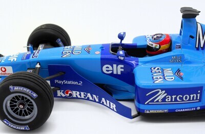 2001 Minichamps Mild Seven Benetton B201 F Alonso Test car - 1/18