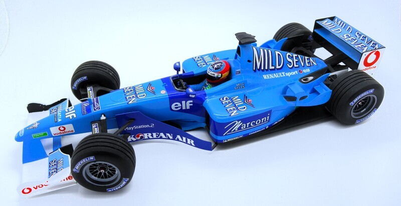 2001 Minichamps Mild Seven Benetton B201 F Alonso Test car - 1/18