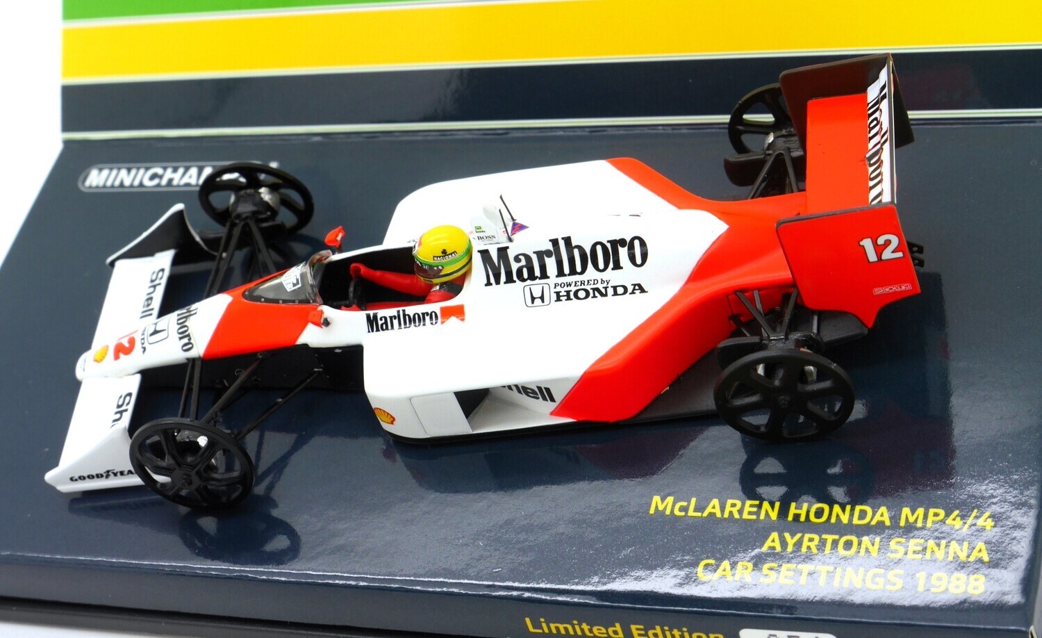 ミニカー Marlboro McLaren MP4/4 HONDA 1988 1/43 1988 Minichamps Marlboro McLaren MP4/4 A Senna Garage car 1