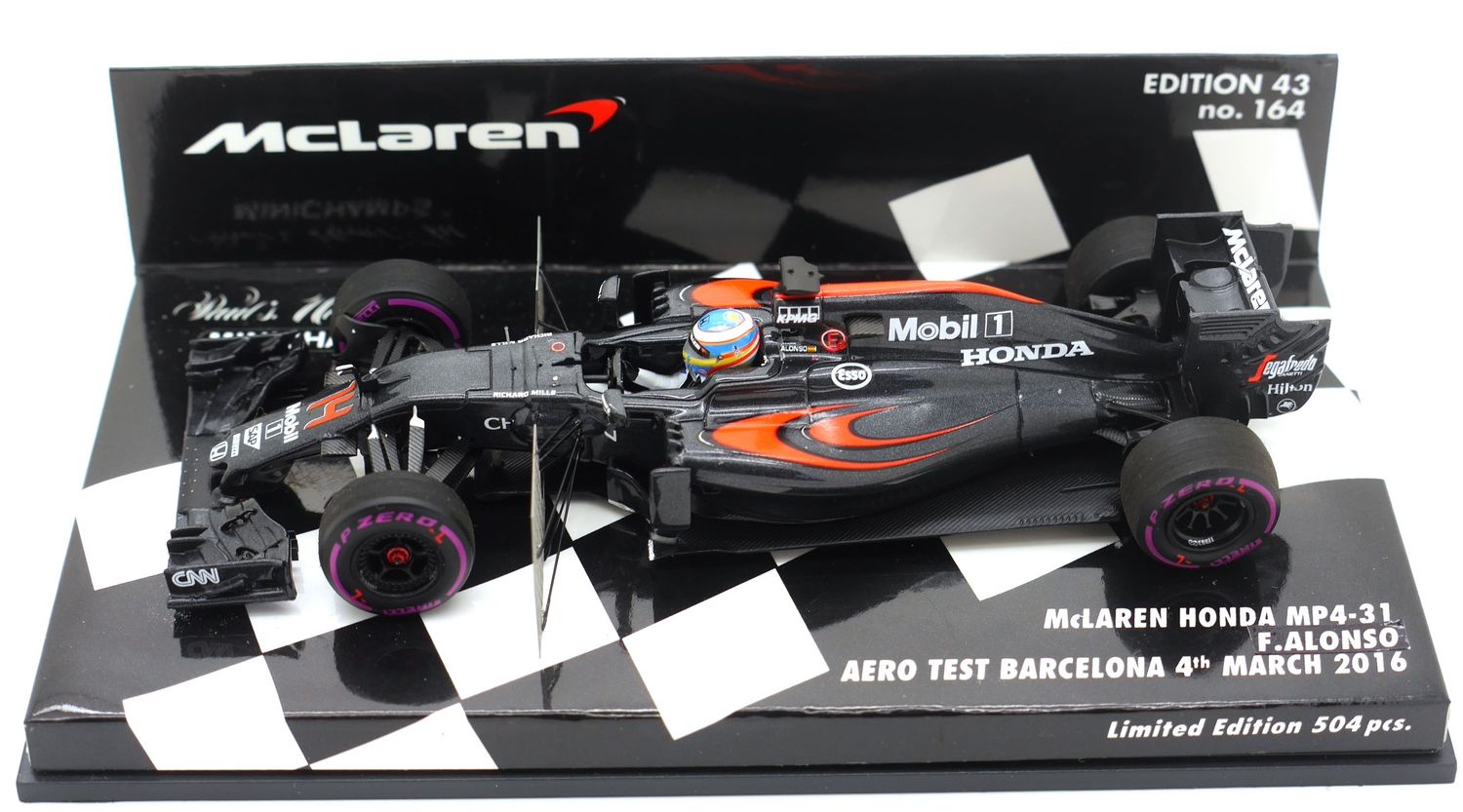 McLaren F1 MP4-31 #14 Fernando Alonso Chinese GP 2016 1:43