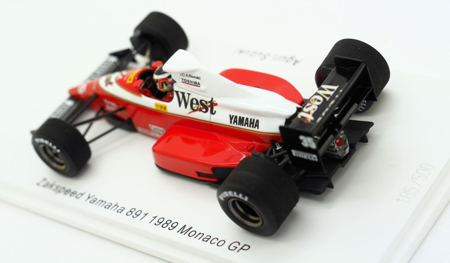 ミニカー 1/43 Spark Zakspeed 891 British GP 1989 1:43 SPARK RG004 Zakspeed 891 UKGP 1989#35 East Racing Gear