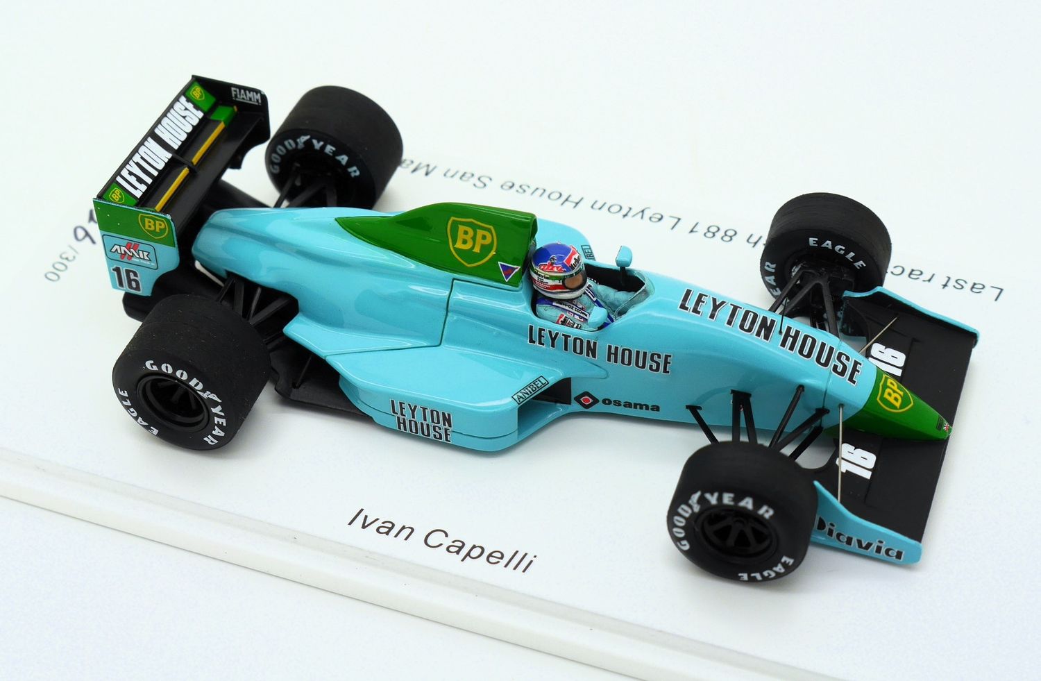 1989 Spark Leyton House March 881 - I Capelli - San Marino 1989 Spark Leyton House March 881 - I Capelli - San Marino