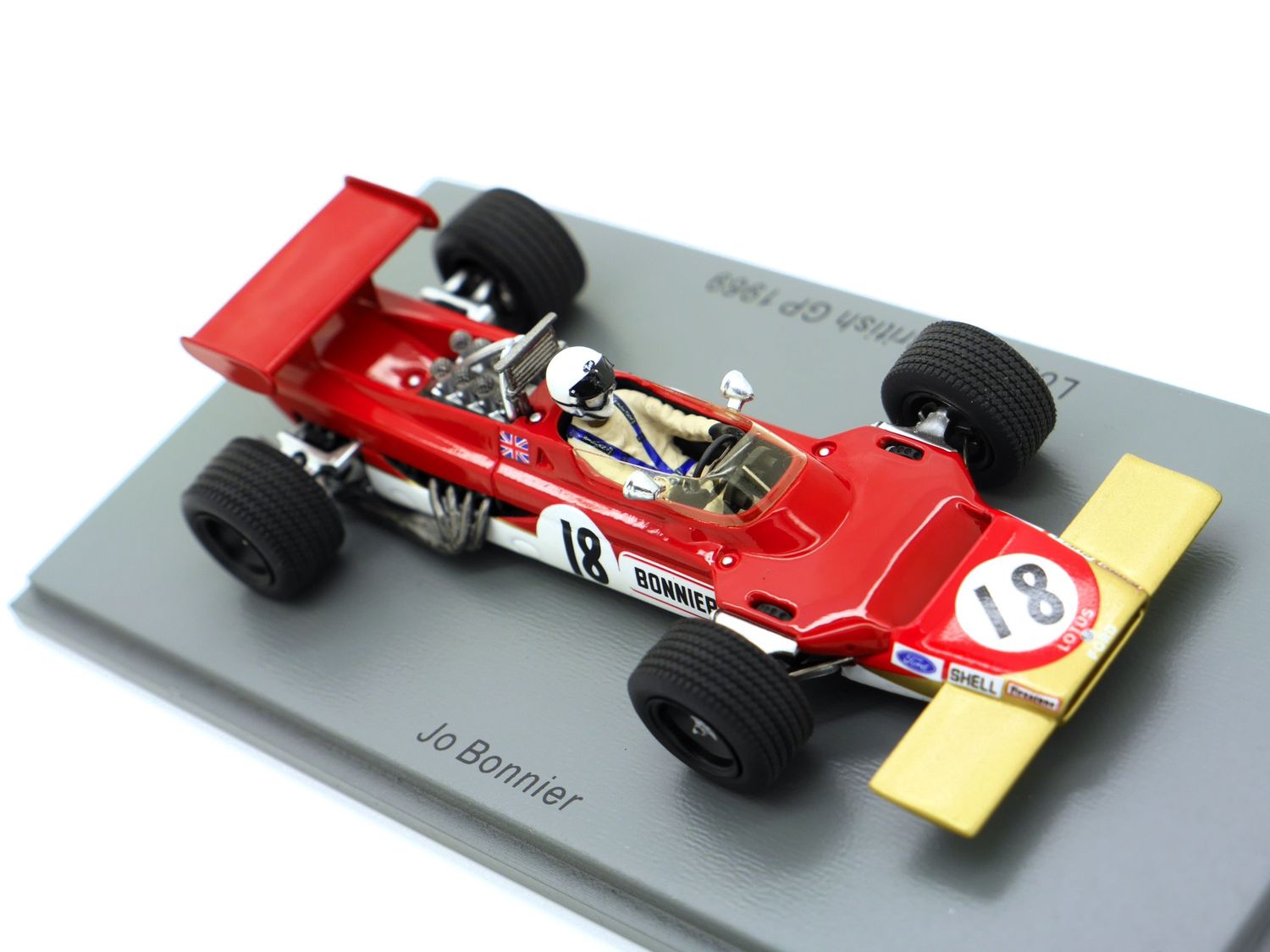 Spark S6353 Lotus 63 4WD #18 'Gold Leaf' British GP 1969