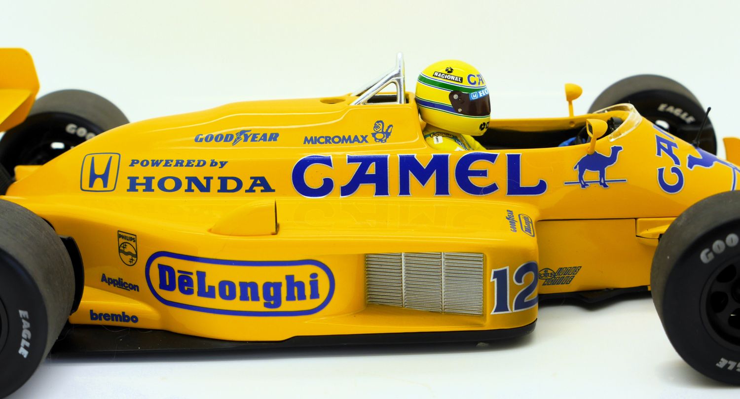 1987 Minichamps Camel Lotus 99T A Senna - 1/18 scale New release