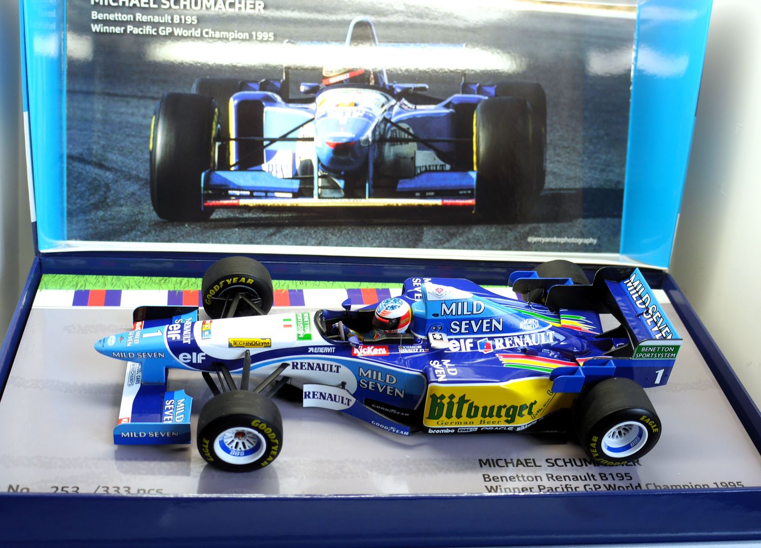 1995 New Minichamps Mild Seven Benetton B195 - M Schumacher