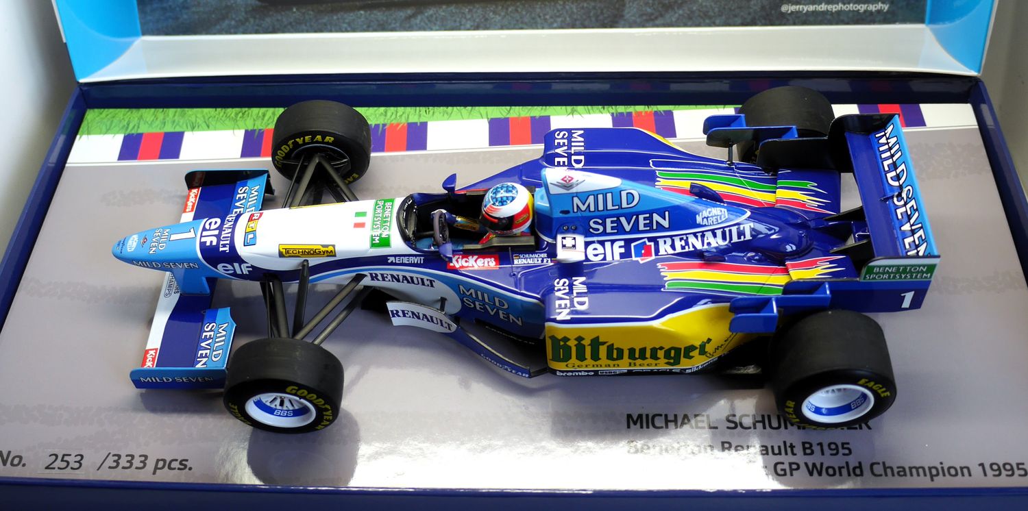 1995 New Minichamps Mild Seven Benetton B195 - M Schumacher