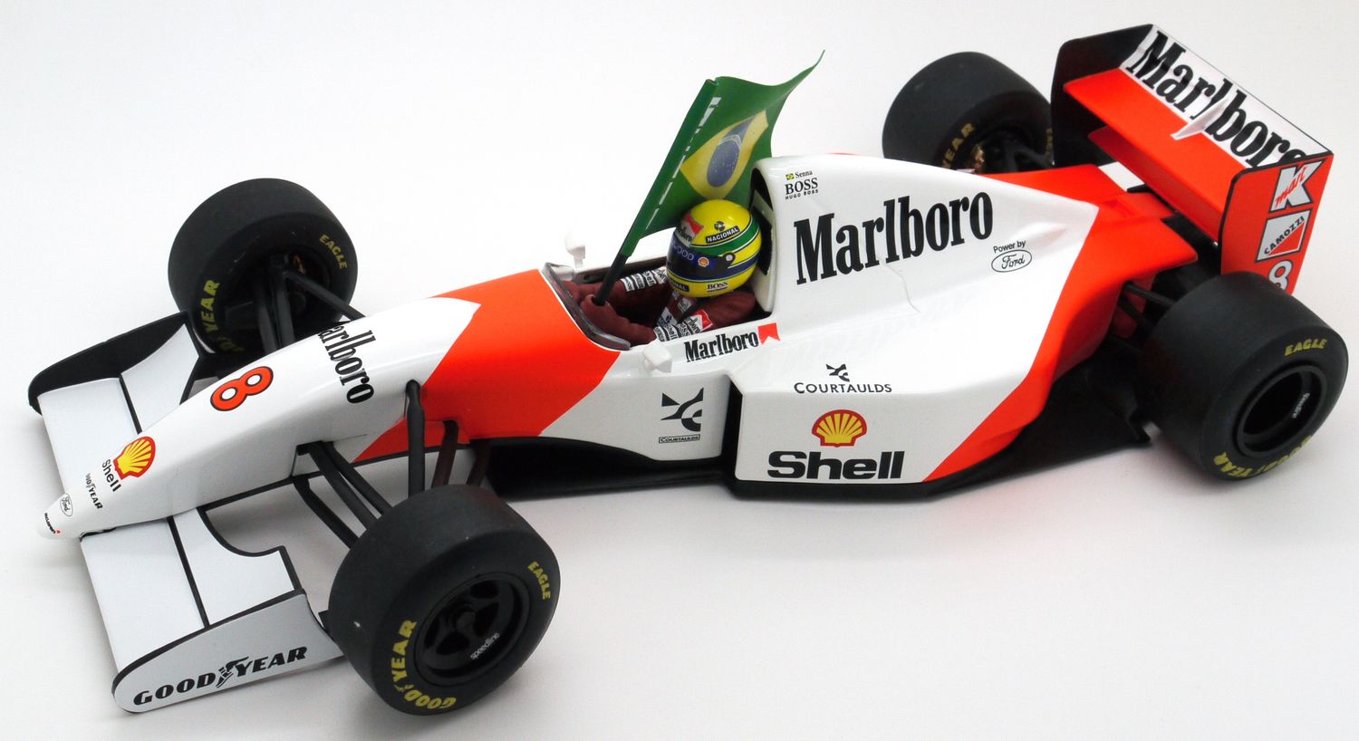 1993 Minichamps Marlboro McLaren MP4/8 A Senna Brazilian GP