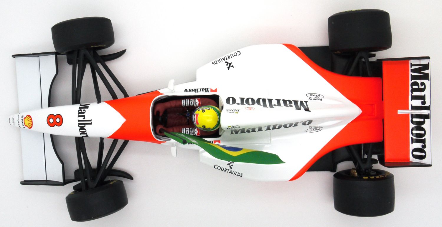 KYOSHO 1/64 McLaren Minicar Collection MP4/8 #7 Ayrton Senna