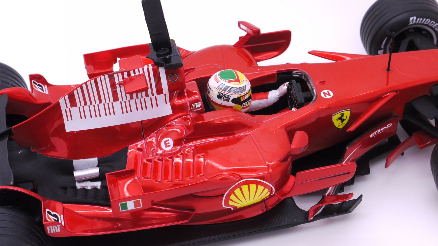 ミニカー Hot Wheels F2008 1:18 Ferrari 1/18 Kimi Raikkonen 2008 Ferrari F2008 Custom Conversion