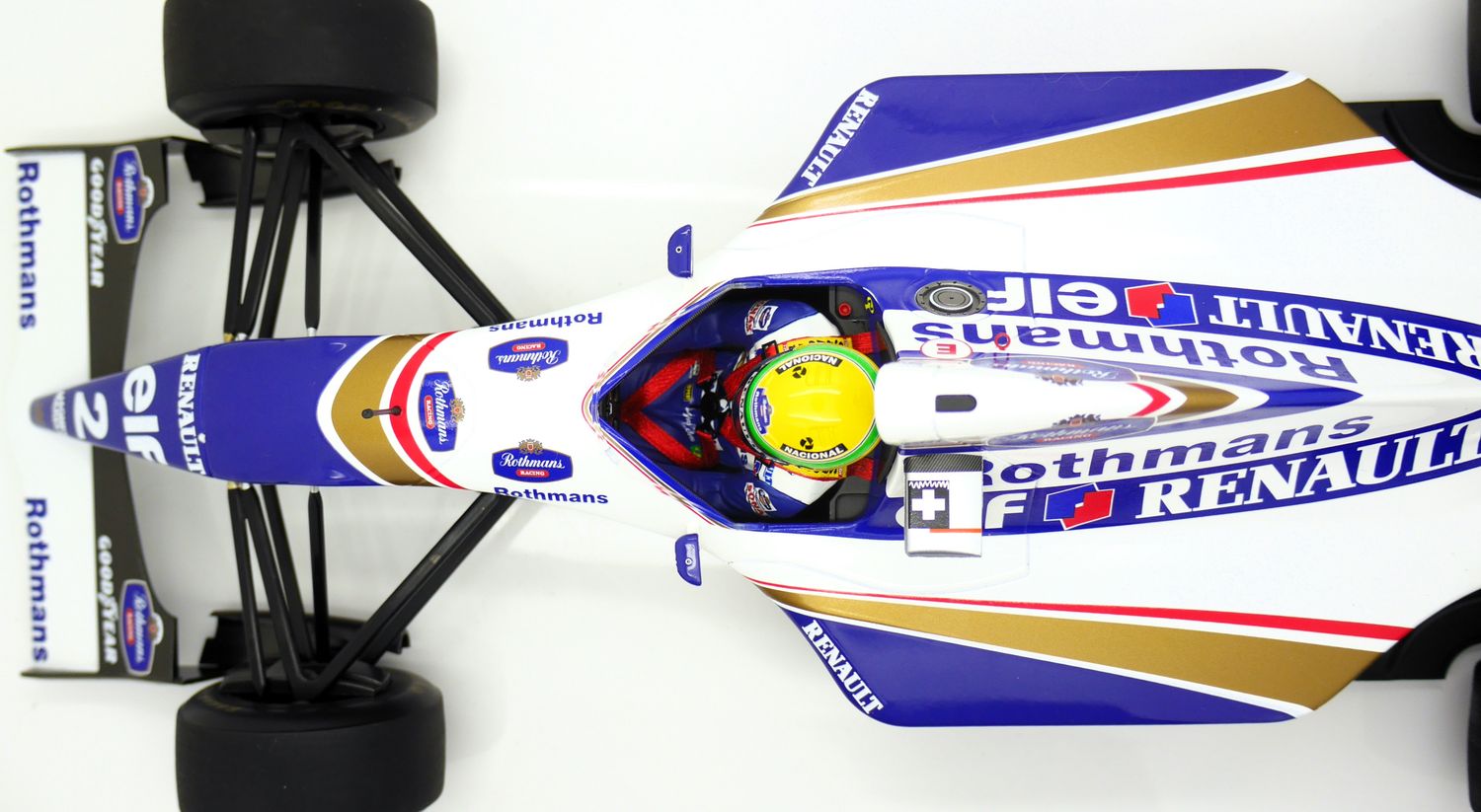 ナマズ1/18 ウィリアムズ FW16 ウェザリング Rothmansセナ ナマズ1/18 ウィリアムズ FW16 ウェザリング Rothmansセナ