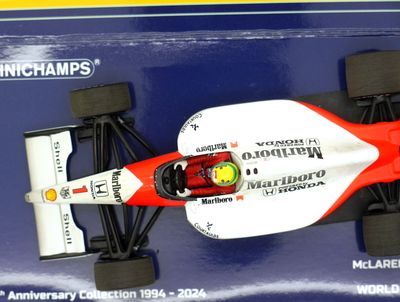 1991 Minichamps Marlboro Mclaren Honda MP4/6 A Senna 30th