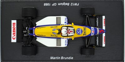 1988 Spark Williams Renault FW12 M Brundle Belgian GP 1/43 scale