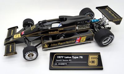 1977 TSM John Player Special Lotus 78 M Andretti Launch version -1