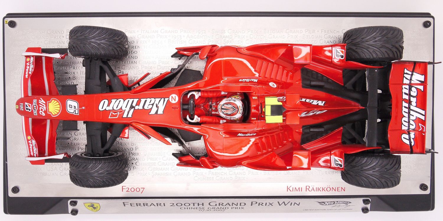 2007 Hot-Wheels Elite Marlboro Ferrari F2007 K.Raikkonen Chinese