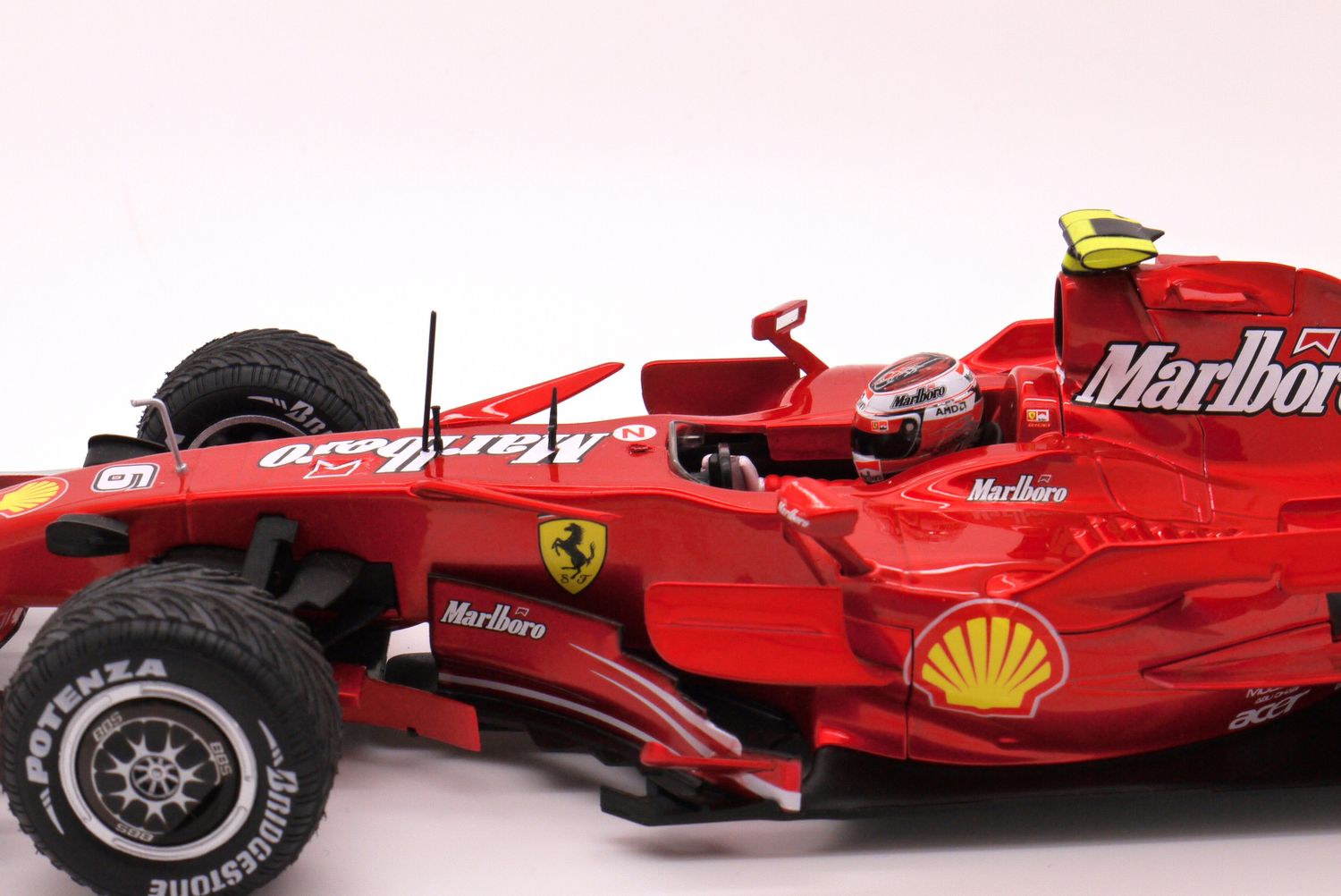 ミニカー Hot Wheels Racing Ferrari F2007 1/18 1/18 Ferrari F2007 Michael Schumacher Barcelona Test 2007