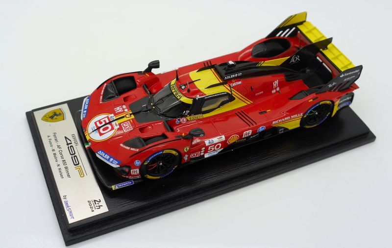 ルックスマート 1/43 Ferrari499P 2024 ルマンウィナー LOOKSMART 1/43 - FERRARI 499P Hypercar - Winner Le Mans 2024
