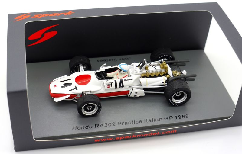 スパーク 1/43 ホンダ RA302 J.サーティース イタリアGP 1968 スパーク 1/43 ホンダ RA302 イタリアGP 1968 プラクティス J