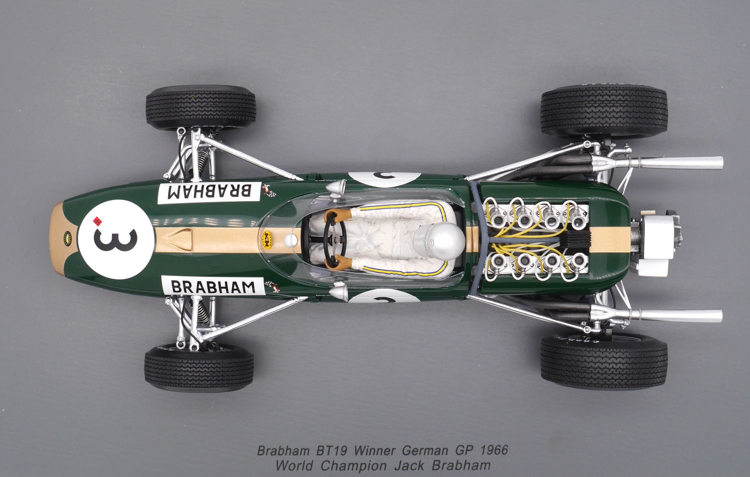1966 Spark Brabham Repco BT19 -J Brabham German GP World
