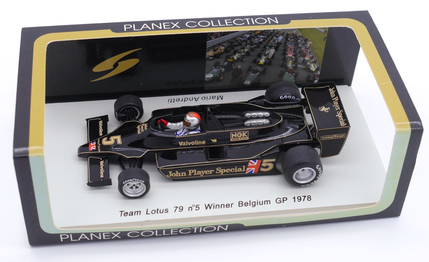 1978 Spark John Player Special Lotus 79 M Andretti Belgian