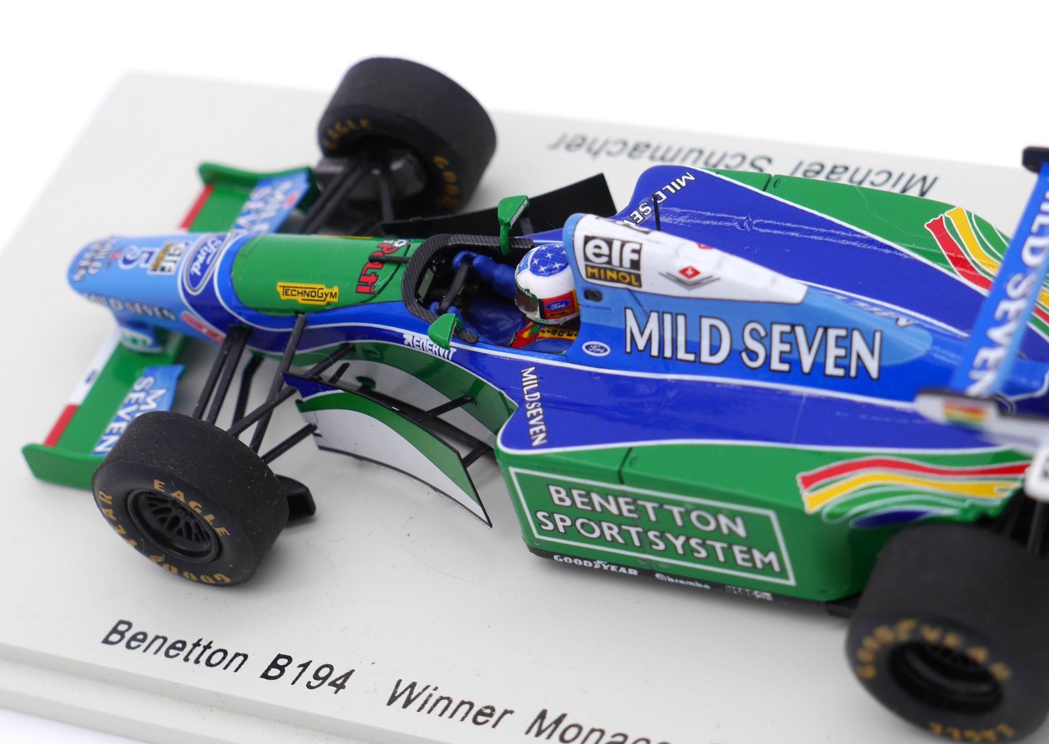 1994 Spark Mild Seven Benetton B194 M.Schumacher Monaco GP 1