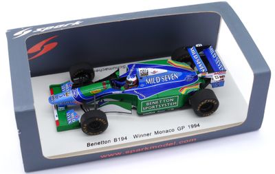 ミニカー 1/43 Spark Benetton B194 Monaco GP 1994 SPARK-MODEL S4482 Scale 1/43 | BENETTON F1 B194 N 6 MONACO