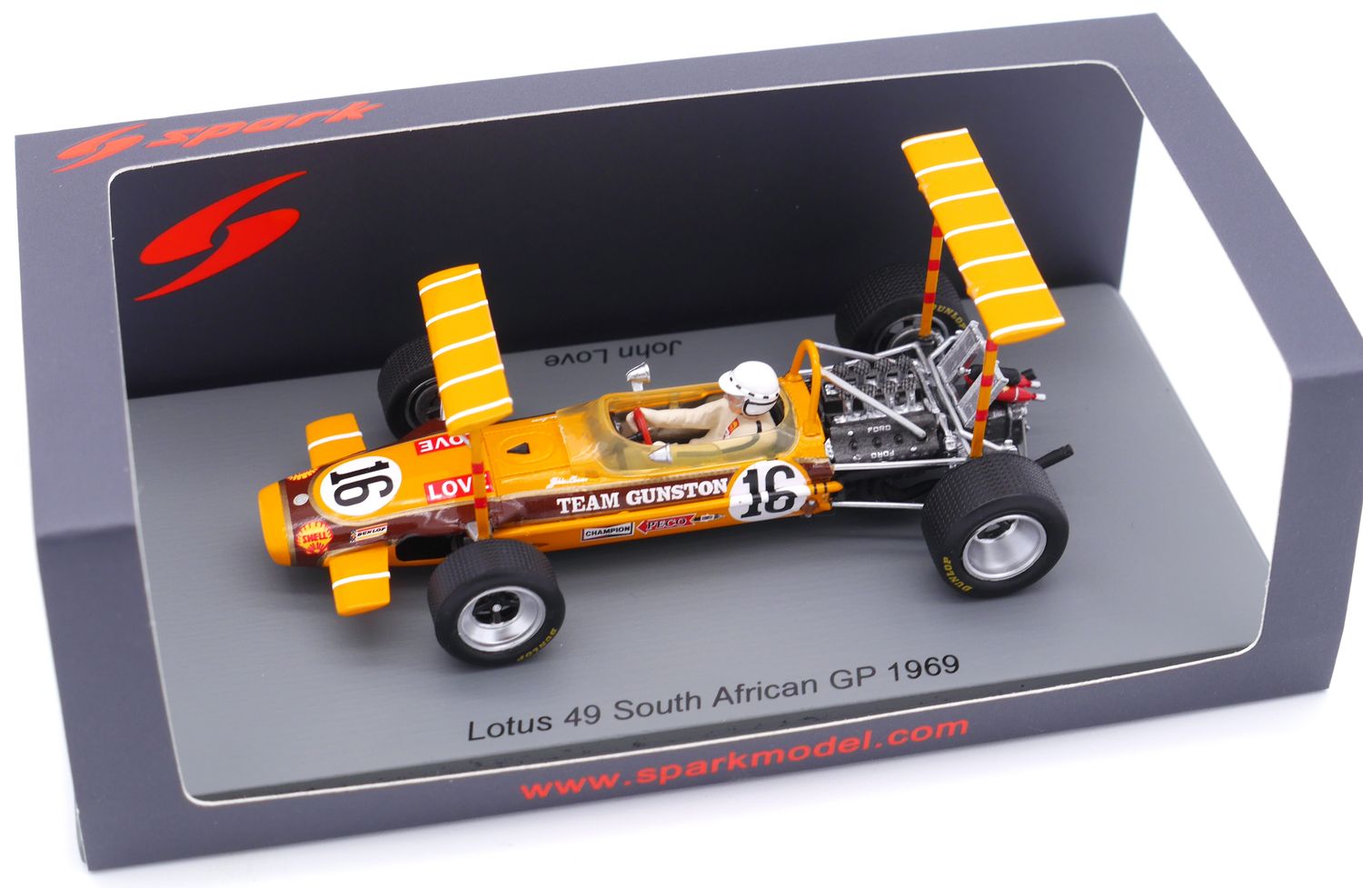 4011 1/43 ロータス49B リント 1969 南アフリカGP LOTUS QUARTZO