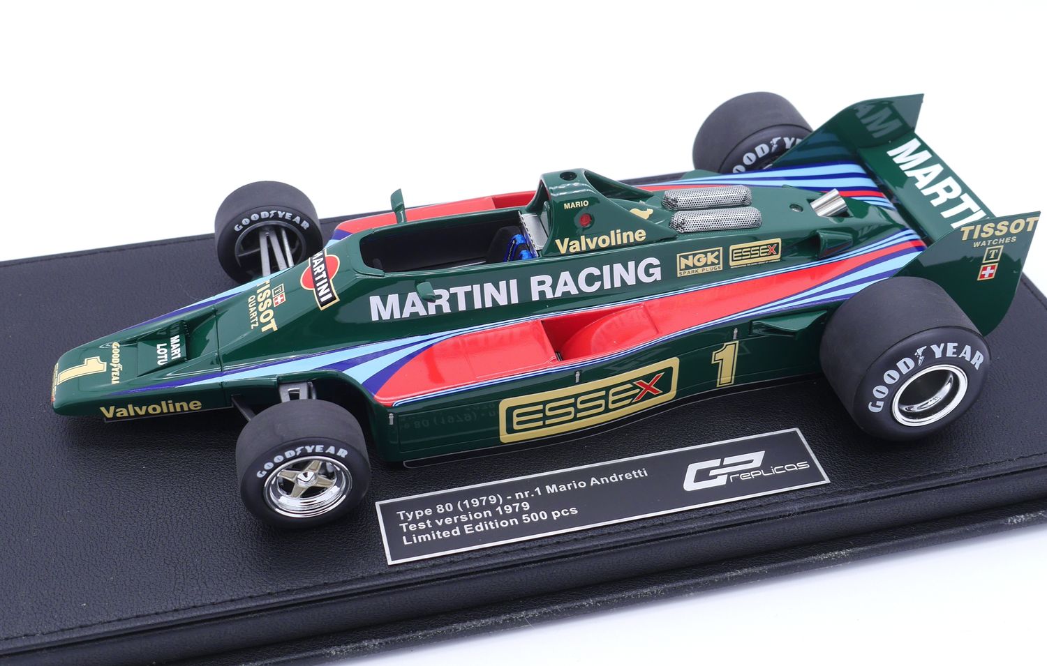Miniature 1/43 Minichamps F1 Lotus Ford 81 - Mario Andretti GP Brésil 1980 - Rare