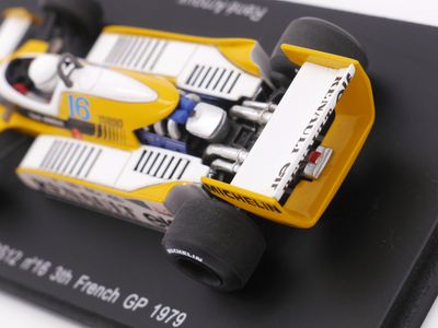 1979 Spark Renault Rs12 R.Arnoux French GP 1/43 scale
