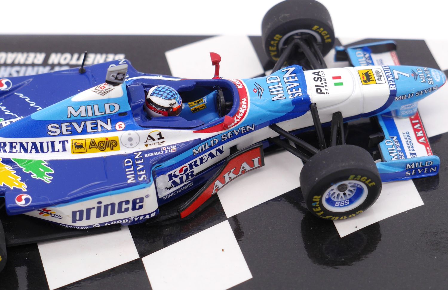 1997 Minichamps Mild seven Benetton B197 J Alesi 2nd Spanish GP 1