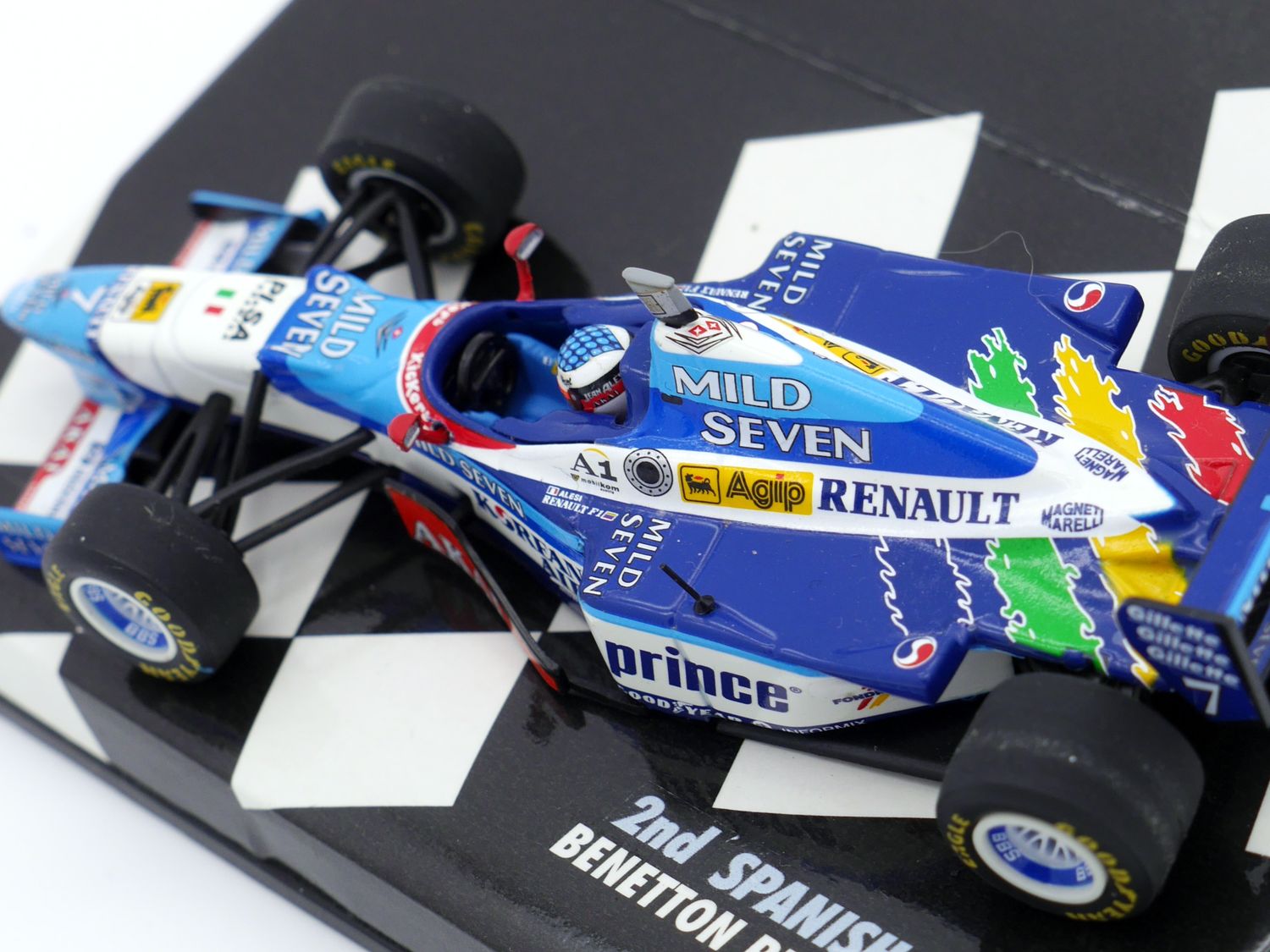 1997 Minichamps Mild seven Benetton B197 J Alesi 2nd Spanish GP 1