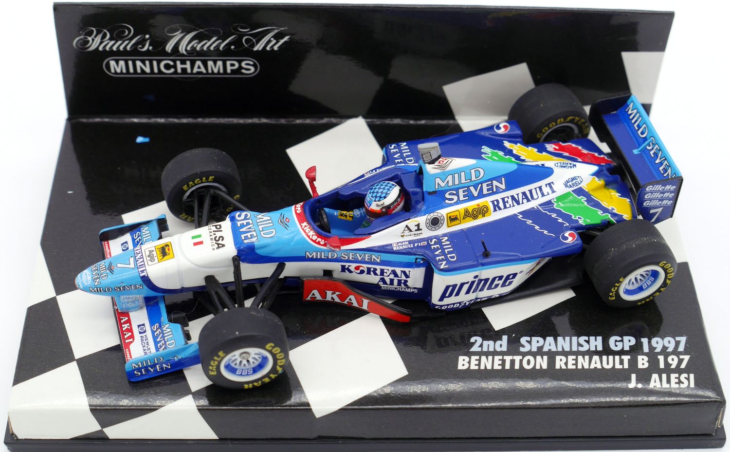 ミニカー M.champs 1/43 BenettonRenault B197 Alesi M.champs 1/43 BenettonRenault B197 Alesi F1 Minichamps