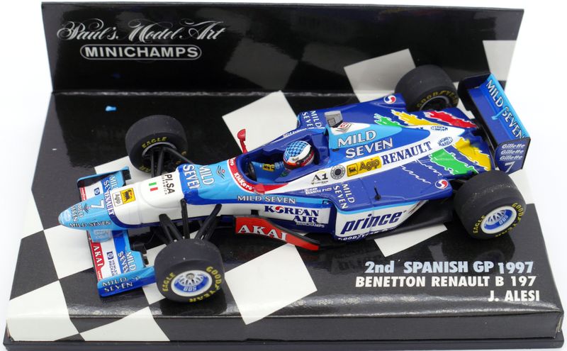 ミニカー M.champs 1/43 BenettonRenault B197 Alesi ミニカー M.champs 1/43 BenettonRenault B197 Alesi ミニカー M