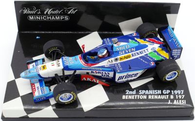 1997 Minichamps Mild seven Benetton B197 J Alesi 2nd Spanish GP 1