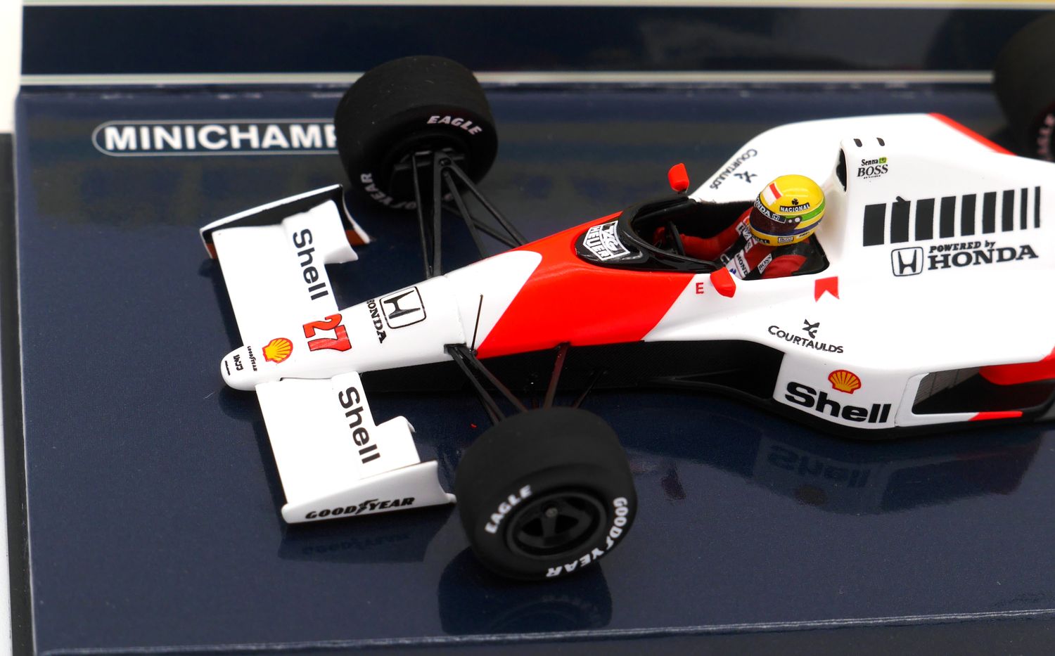 Minichamps 1/43 Berger McLaren MP4/5B - GP Brésil 1990 (Marlboro)