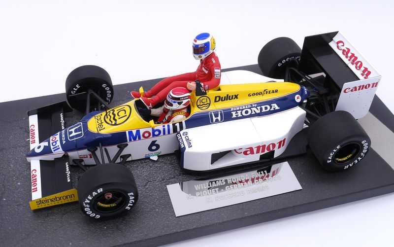 MINICHAMPS Williams Honda FW10 K.ロズベルグ Miniatura Fórmula 1