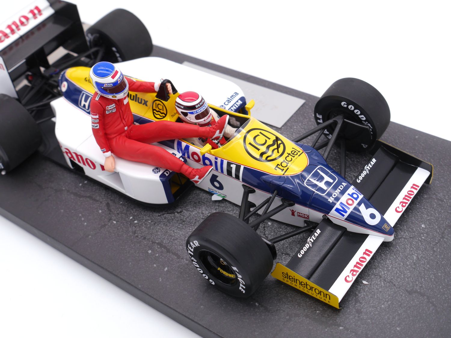 1986 Minichamps Williams Honda FW11 - N Piquet -K Rosberg German