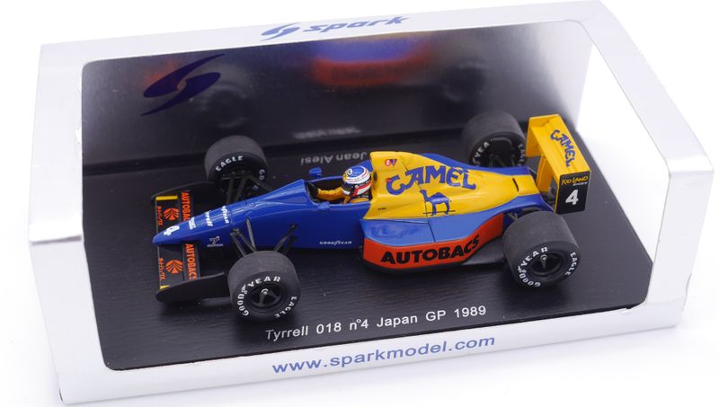 1989 Spark Camel Tyrrell Cosworth 018 - J Alesi - Japanese GP - 1
