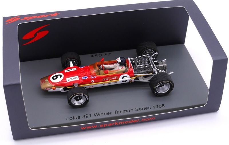 1968 Spark Gold Leaf Lotus 49 Jim Clark Winner Tasman Series 1/43
