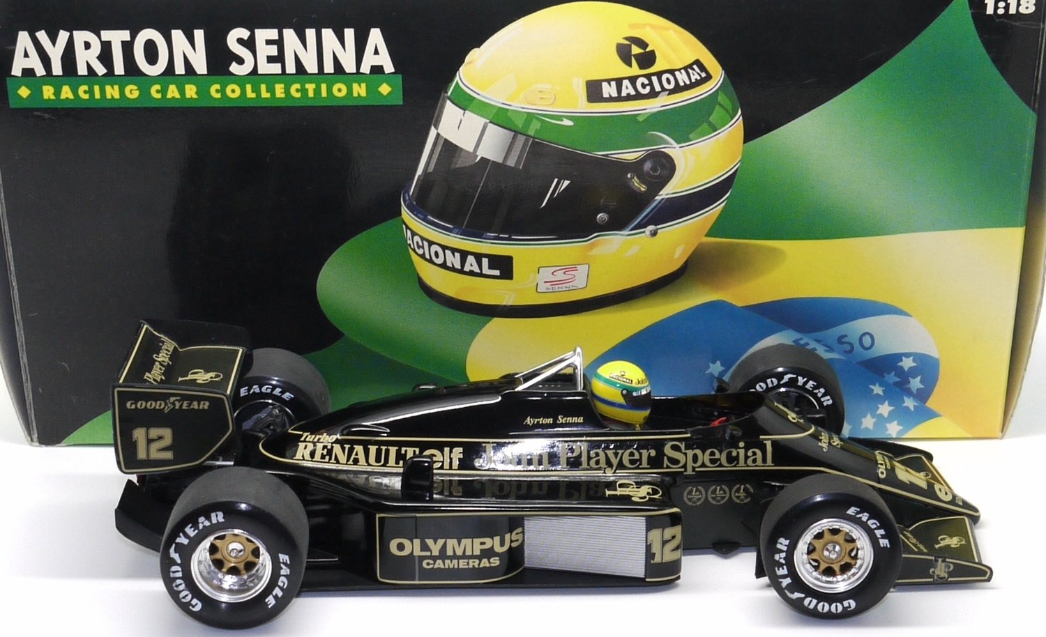 MINICHAMPS 1:18 JPS LOTUS 97T アイルトン・セナ #12 タバコ仕様