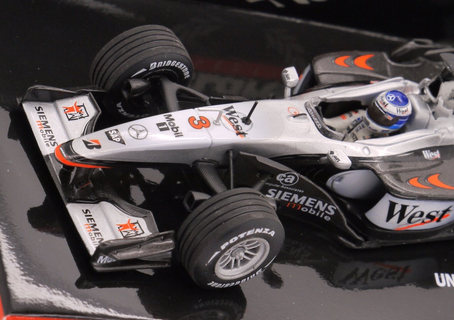 2001 Minichamps West McLaren MP4/16 M Hakkinen last win