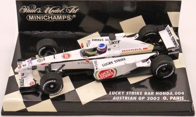MINICHAMPS 1/18 [BAR 02 Honda 2000] | eBay