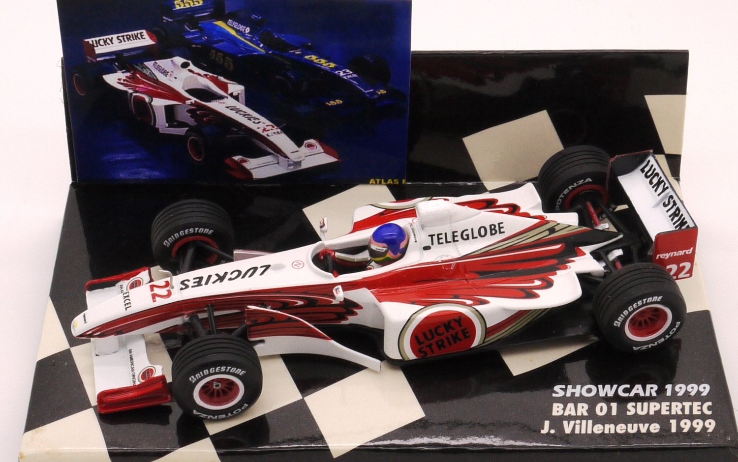1/43 MINICHAMPS 【LUCKY STRIKE】 BAR・ホンダ 005 佐藤琢磨 ヘレス