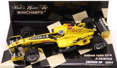 2004 Sorbraine Jordan EJ14 N Heidfeld Chinese GP 1/43 scale