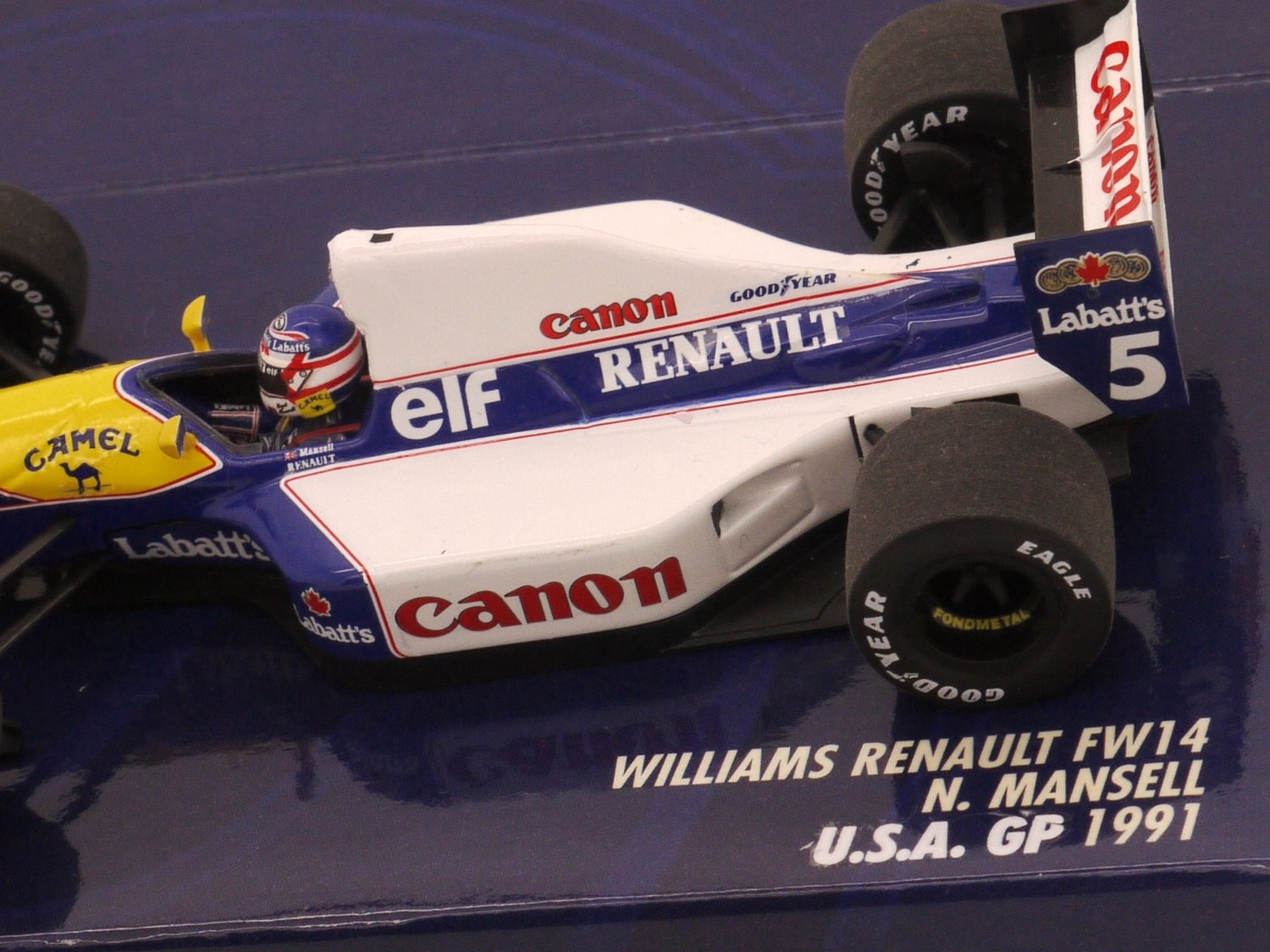 1991 Minichamps Camel Williams Renault FW14 - N Mansell 1991 Minichamps Camel Williams Renault FW14 - N Mansell