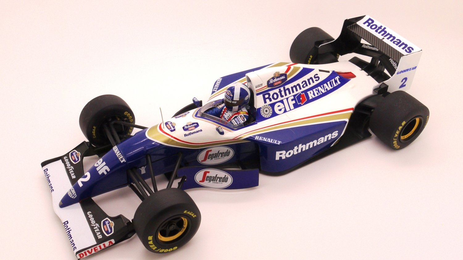 1/18　ウィリアムズ FW16 1994 D.クルサード　Rothmansロゴ 1/18 ウィリアムズ FW16 1994 D.クルサード Rothmansロゴ - メルカリ