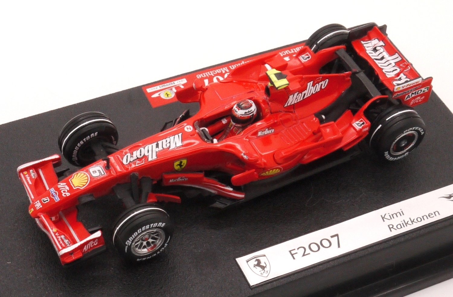 Hot Wheels F1  1/43 K.ライコネン　F2007 Ferrari F2007 200TH K. RAIKKONEN Win Chinese Grand Prix