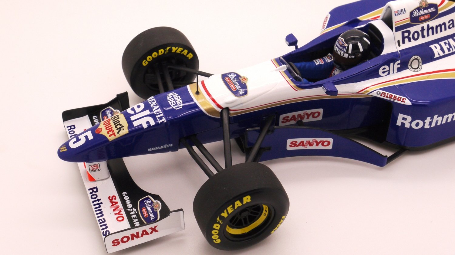 1/18 ウィリアムズ FW18 ＃6 J.ビルヌーブ Rothmans仕様 1/18