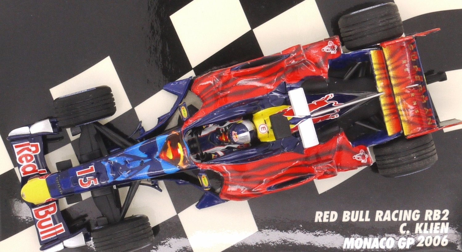 2006 Minichamps Red Bull RB2 C.Klien Superman Monaco gp -1/43 scale